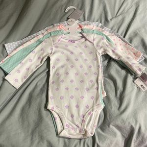 9 month long sleeve onesie lot